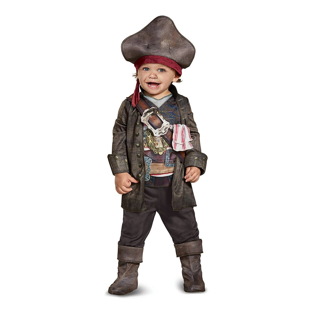 POTC5 Captain Jack Sparrow Classic Toddler Costume, Multicolor, Medium