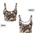 thumbnail image 5 of Lsque Cute French Bulldog Printed Women'S Sports Bra, Compression, Moisture Wicking, High-Impact Sports Bra For Women,Supportive sports bra-Medium, 5 of 9
