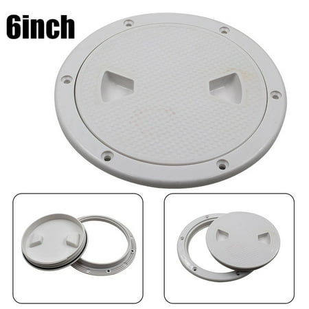 

6 inch Inspection Plate Boat Deck Screw Out Hatch Access Cover RV Caravan