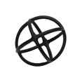 thumbnail image 1 of Sagebrook Home Metal 7" Décor Orb, Noir, 1 of 1