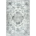 thumbnail image 7 of Balacho Flame Resistant Gray Boho Floral Area Rug Living Room Carpet, 5' x 8', 7 of 7