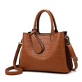 thumbnail image 1 of LinYooLi New Large PU Leather Crossbody Bags For Women Summer Crocodile Pattern Solid Color Lady Shoulder Handbags Simple Female Totes, 1 of 6