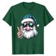 thumbnail image 2 of Tops para hombre, blusas y camisas de manga corta con cuello redondo para hombre, camiseta informal con cuello redondo y estampado para hombre, blusa de manga corta, blusa de poliéster para hombre, 2 of 4