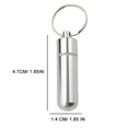 thumbnail image 4 of Aluminum Pill Case Keychain Waterproof Holder Medicine GX Cont Bottle Box V3K0, 4 of 5