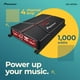 thumbnail image 2 of Pioneer GM-A6704 Amplificador de coche de clase A/B de 4 canales, salida de potencia máxima de 1000 vatios, 60 vatios RSM, tecnología de amplificador de clase AB, filtros variables de paso alto y bajo, 2 of 5