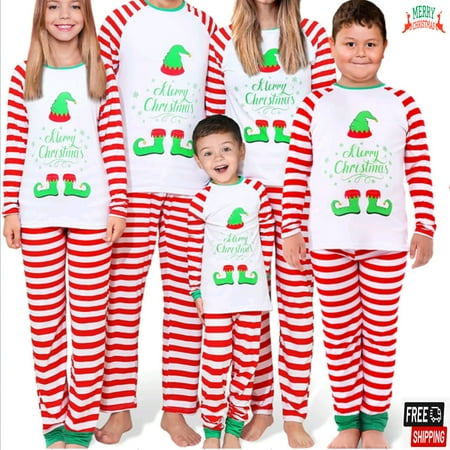 

Matching Family Christmas Deer Pajamas Xmas Pjs Women Men Plaid Clothes Holiday Sleepwear