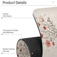 thumbnail image 4 of Yayeee Faucet Mat for Kitchen Sink 14.7" Diatomite Long Splash Guard Pad, Red Flower, 4 of 7
