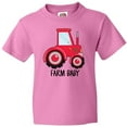 thumbnail image 3 of Inktastic Farming Red Tractor Farm Baby Youth T-Shirt, 3 of 5