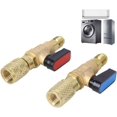 thumbnail image 4 of yeuweold R22 R410A Air Conditioning Refrigerant Valve Ball Valve Hose Adapter, AC Adapter Hose Kit, 4 of 5