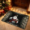 thumbnail image 4 of Christmas Diatomite Doormat Absorbent Entryway Rug, Mud Resistant Indoor Outdoor Mat, Quick Dry Short Pile Non Slip Rubber Backing, Easy Clean Front Door Mat for Winter Decor, 4 of 6