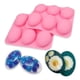 thumbnail image 1 of Set de 2 Moldes de Silicona para Jabones Artesanales 6 Cavidades Rosa brillar Electrónica, 1 of 4