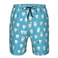 thumbnail image 4 of QEKEE dwsignname Mens Casual Shorts - Drawstring Summer Beach Stretch Sports Shorts, 4 of 9