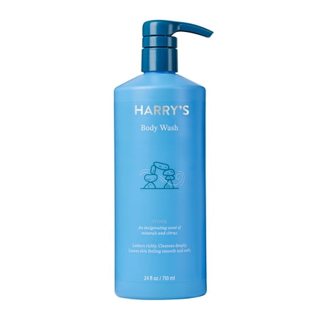 Harry's Men's Cleansing Body Wash Pump, Stone Scent, 24 fl oz