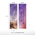 thumbnail image 3 of Be Strong and Courageous Bookmark Bulk, Christian Bible Bookmark, Bible Study Supplies, 24 Pack, 3 of 9
