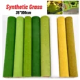 thumbnail image 2 of Synthetic Grass Mat Thin Artificial Lawn Landscape Grass Mat For Model Train Not Adhesive Paper Lawn Fake Turf Decoration Garden Light green, 2 of 6