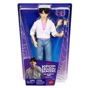 KPop Demon Hunters Saja Boys Jinu Fashion Doll in “Soda Pop” Look with Themed Movie Accessories