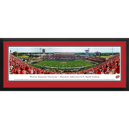 Kentucky Yard - Western Kentucky Football - 50 Yard Line - Blakeway Panoramas College Print with Select Frame and Single Mat