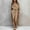 Khaki, variant on Women's Elegant Lapel Long Sleeve Button Down Shirt Dress – Drawstring Waist Casual Split Dress with Side Pockets Black,XXL