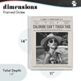 thumbnail image 3 of Chic Chronical Vintage Magazine White Framed Giclee Art, design by A Barefoot Stylist, 3 of 9