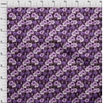 thumbnail image 4 of oneOone Cotton Poplin Violet Fabric Floral Sewing Material Print Fabric By The Yard 56 Inch Wide, 4 of 5