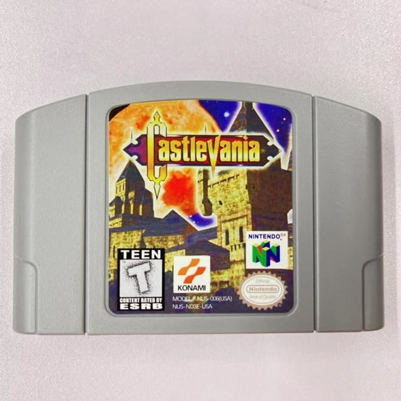 N64 Game Cartridges: Castlevania US Version, Game Card for N64