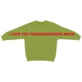 thumbnail image 3 of I Love You This Much Boys Sweatshirt Long Sleeve Fashion Casual Oversized Crewneck Pullover Tops Size 2-3 Years Girls Clothes, 3 of 5