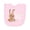 AD-Pink, variant on My 1st Easter with Cute Brown Bunny and Easter Eggs Newborn Bib