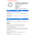 thumbnail image 2 of Rear Brake Rotor - Compatible with 2015 - 2017 Ford F-150 Naturally Aspirated 2016, 2 of 2