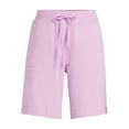 thumbnail image 3 of Athletic Works Women's and Women's Plus French Terry Bermuda Shorts, Sizes XS-4X, 3 of 5