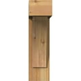 thumbnail image 2 of Ekena Millwork 6"W x 18"D x 22"H Thorton Block Rough Sawn Bracket w/ Offset Brace, Western Red Cedar, 2 of 25