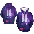 thumbnail image 7 of Kpop BTS Hoodie Unisex 3d Novelty Hoodies Graphic Hoodies Pullover Sweatshirts For Men Women Teen XL, 7 of 7