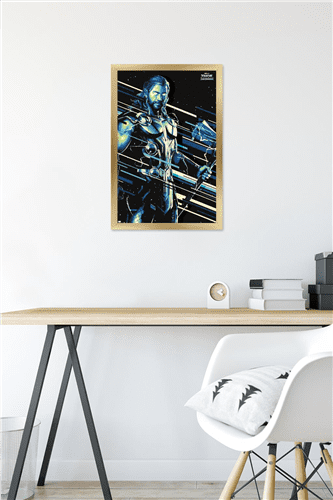 Marvel Thor: Love and Thunder - Thor Wall Poster, 14.725" x 22.375" Framed