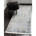 thumbnail image 2 of Unique Loom 3139615 2 ft. 7 in. x 10 ft. Fidel Baracoa Runner Rug, Gray, 2 of 2