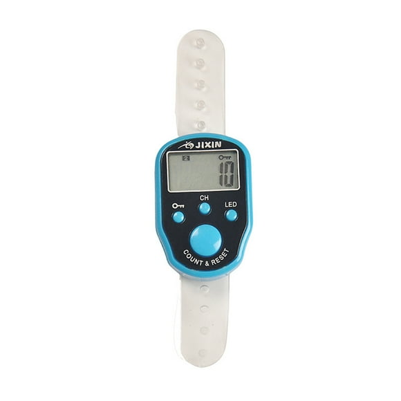 Reloj contador de dedo multifuncional Yuarrent Cielo azul