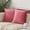 Watermelon Red, variant on Throw Pillow Covers 18x18 Inch Set of 2, Velvet Flange Border Decorative Square Pillowcases, Farmhouse Holiday Cushion Covers for Couch Sofa Living Room Bedroom Outdoor Home Decor