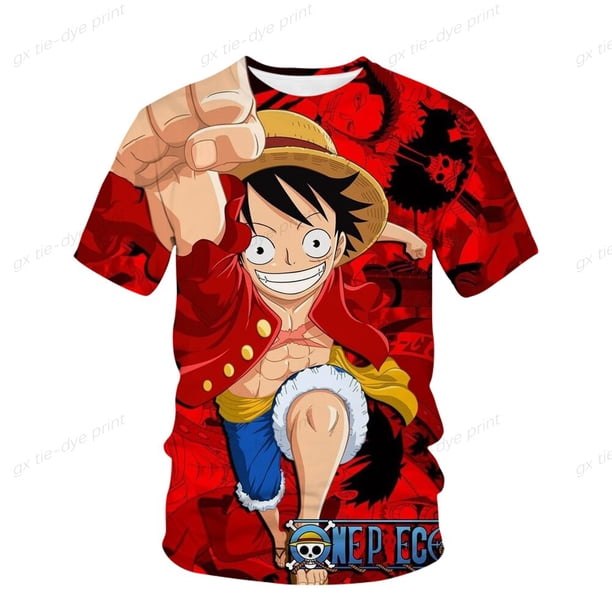 Anime una pieza película Z mono D Luffy capitán Cosplay disfraz niños camiseta verano niños Casual Top camiseta 2023 Hot140 heqiyong CONDUJO
