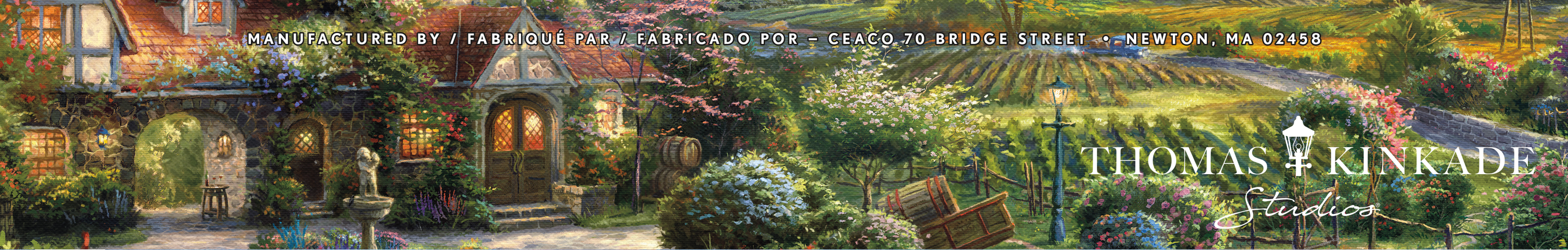 Ceaco - Thomas Kinkade - Wine Country Living - 2000 Piece Interlocking Jigsaw Puzzle