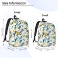 thumbnail image 2 of Rocae Watercolor Leaves for Canvas College Laptop Backpack for Men Women-Small, 2 of 5