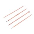 thumbnail image 1 of Blackhead Extractor, Ergonomic Handles Stainless Steel Portable Pimple Popper Tool Kit  For Home For Travel, 1 of 8