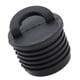thumbnail image 5 of Tapones Negros para Imbornales de Kayak Tapones Acanalados de Canoa Tapón de Tapón de Orificio de Drenaje, 5 of 7