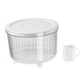 thumbnail image 3 of Contenedor hermético para almacenamiento de cereales y arroz, con tapa, transparente y duradero. Capacidad para 5 kg., 3 of 9