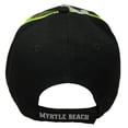 thumbnail image 4 of Myrtle Beach "MB" Script South Carolina SC Black CAMO Embroidered Cap Hat, 4 of 4