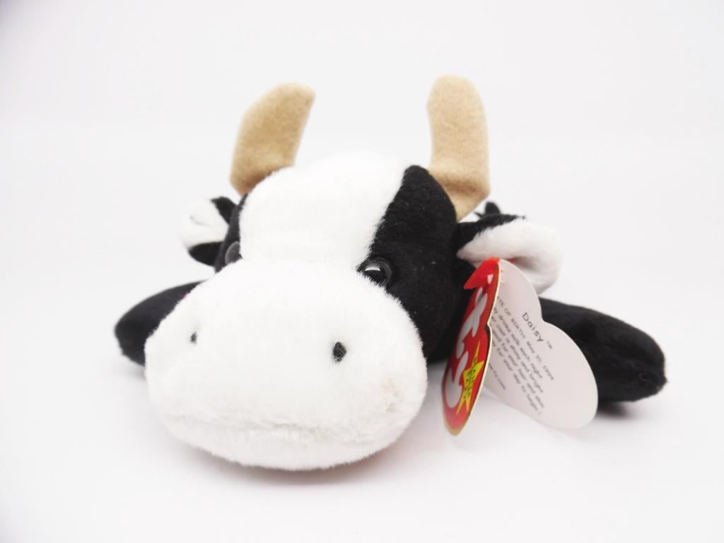 TY Beanie Babies Classic Daisy The Cow Plush Toy Walmart