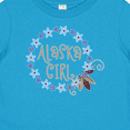 thumbnail image 4 of Inktastic Alaska Girl Forget-me-not Flower Girls Baby T-Shirt, 4 of 5