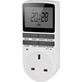 thumbnail image 1 of Digital Timer Switch ,Programmable Timing UK Plug Socket with LCD Display Security Tool, for Home and Indoor-1pcs, 1 of 5
