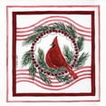 thumbnail image 2 of Shamp, Cindy 15x15 Black Ornate Wood Framed with Double Matting Museum Art Print Titled - Christmas Cardinal V, 2 of 4