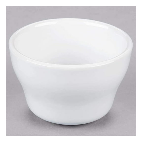6oz Bouillon Cups - Restaurant Stoneware, Bright White, Case of 36 - Stackable, Dishwasher Safe, Chip Resistant - Ideal for Commercial Use