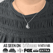 Cate & Chloe Luna May Birthstone 18k White Gold Plated Womens Necklace with Swarovski Crystal