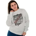 thumbnail image 3 of American Unlimited Car Manufacturers Unisex Plus Fleece Graphic Sweatshirt Brisco Brands 2X, 3 of 6