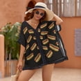 thumbnail image 2 of Hot Dog Women's Swimsuit Coverup Summer Beach Cover Up Bathing Suit Dress, 2 of 6